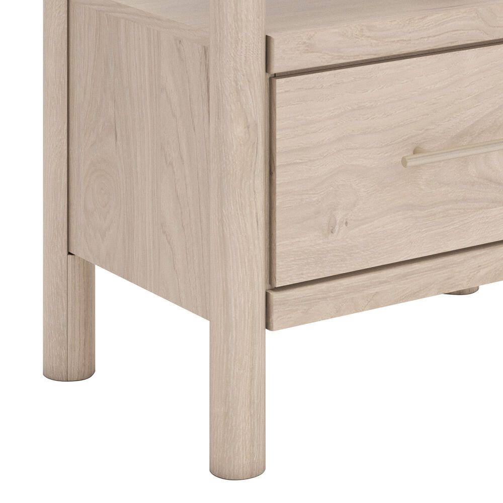 Ashley Cadmori 1-Drawer Nightstand in Brown and White, , large