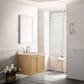 James Martin Vanities Laurent 30" Single Bathroom Vanity in Light Natural Oak with 3 cm Eternal Marfil Quartz Top and Rectangular Sink, , large