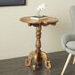 Maple and Jade End Table with Scrolled Legs in Brown, , large
