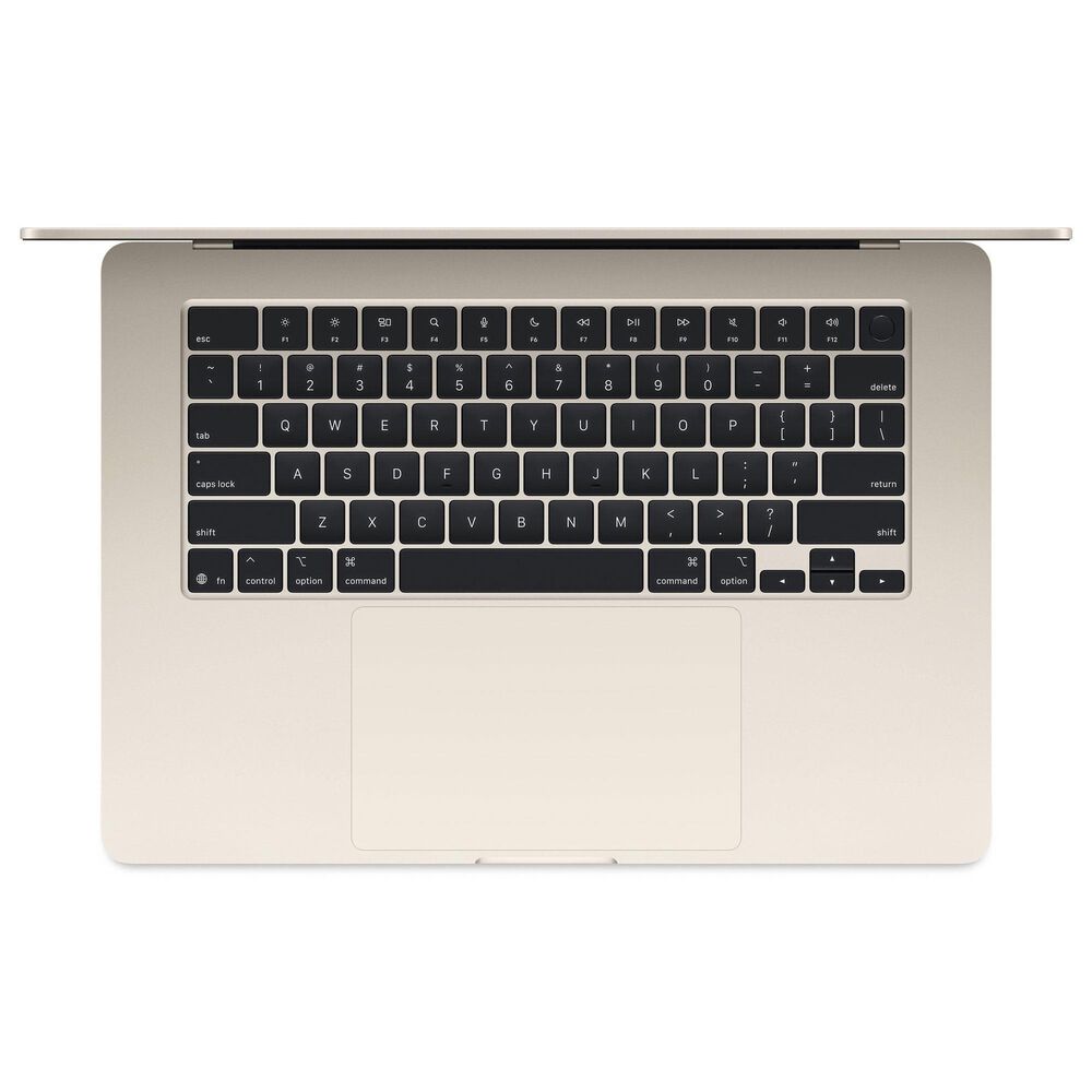 Apple MacBook Air 15.3&quot; Laptop - Apple M4 chip 10-core CPU - 16GB RAM - 10 Core GPU - 512GB SSD in Starlight with 3-Year AppleCare+, , large