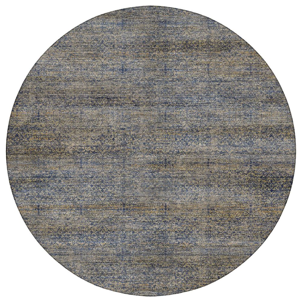 Dalyn Rug Company Vico VC9 Navy 8" Round Area Rug, , large