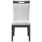 Modern Market 7-Piece Rectangular Dining Set in Clear and Dark Brown, , large