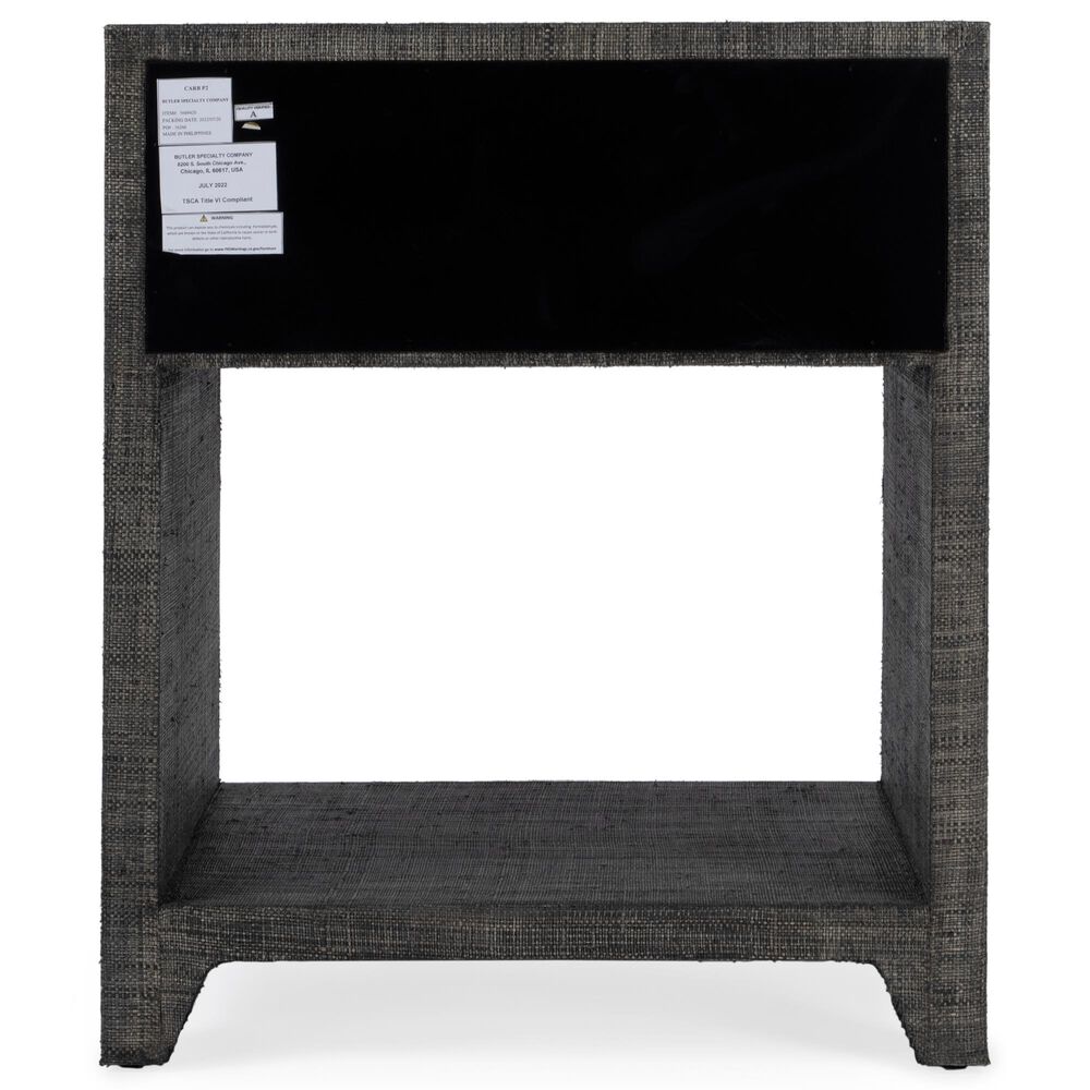 Butler Specialty Company Bar Harbor 1-Drawer Nightstand in Charcoal Gray, , large