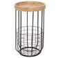 Uma Enterprises Tray Top Accent Table in Brown and Black, , large