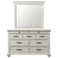 Mayberry Hill Slater Dresser and Mirror in Antique White, , large