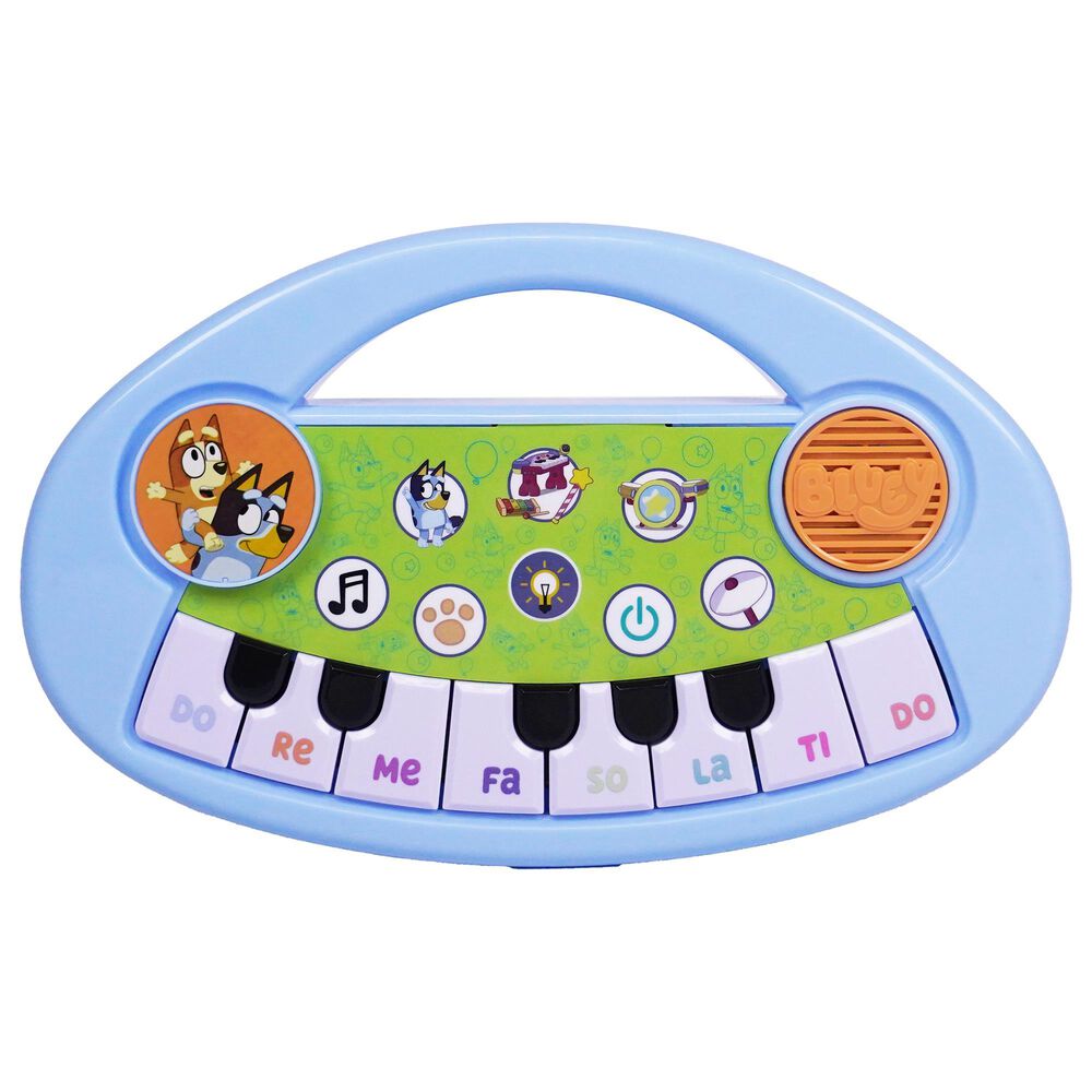 Bluey Music Time Electronic Keyboard Musical Toy in Multicolor, , large