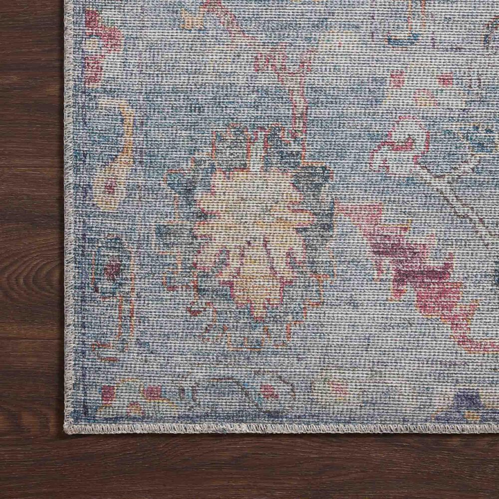 Loloi II Elysium 2&#39; x 5&#39; Denim and Multicolor Runner, , large