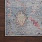 Loloi II Elysium 2" x 5" Denim and Multicolor Runner, , large