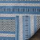 Safavieh Montauk MTK214A 10" x 14" Blue and Grey Area Rug, , large