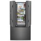 Frigidaire 27.8 Cu. Ft. Freestanding French Door Refrigerator in Black Stainless Steel, , large