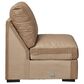 Ashley 3-Piece Leather Sectional in Brown, , large
