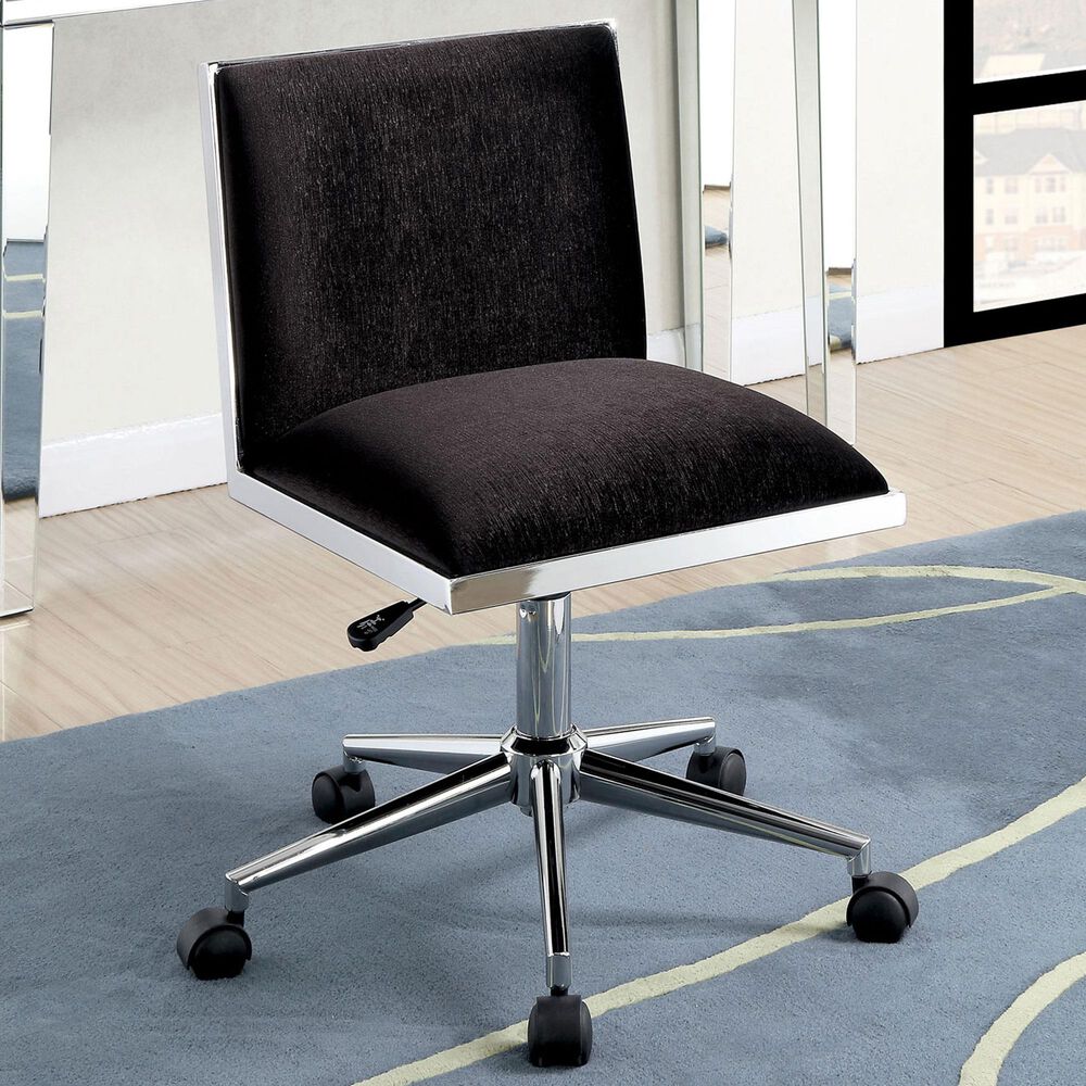 Furniture of America Simon Office Chair in Black, , large