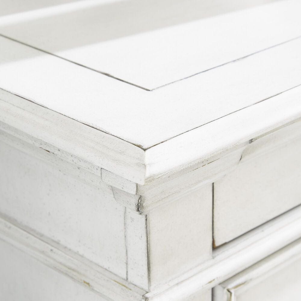 Ashley Kanwyn 4-Piece Cal King Upholstered Bed Set in Whitewash, , large