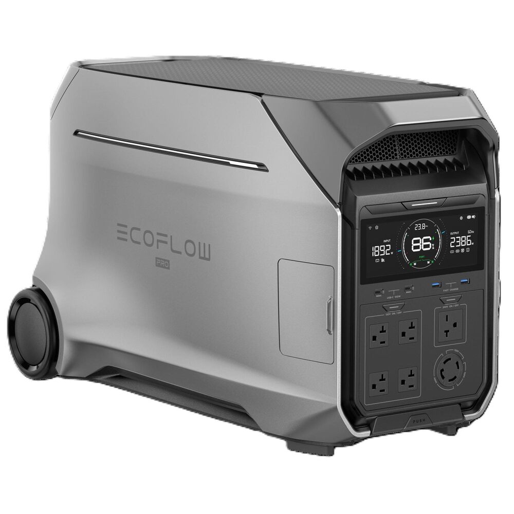 EcoFlow Delta Pro 3 Portable Power Station in Silver, , large