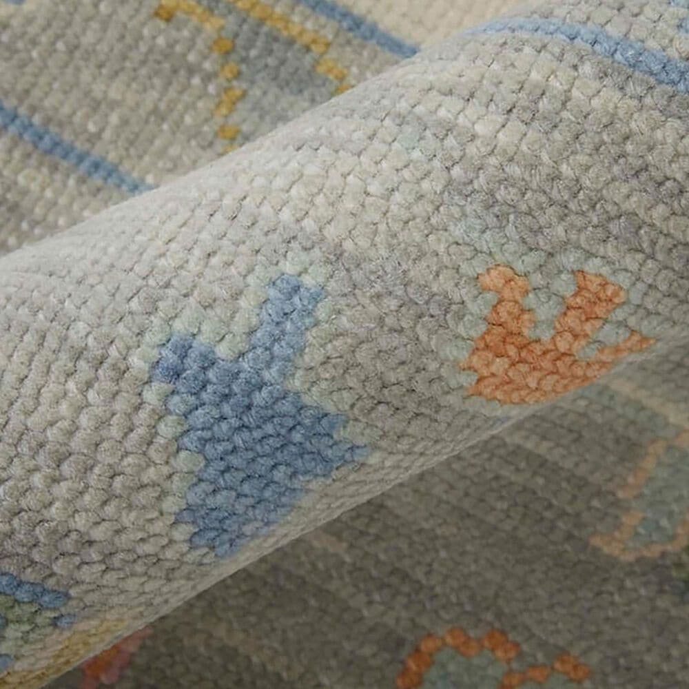 Feizy Karina 2&#39;6&quot; x 8&#39; Ivory and Gray Runner, , large