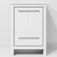 Lexora Home Lafarre 24" Single Bathroom Vanity in White with 2 cm White Quartz Top and Rectangular Sink, , large