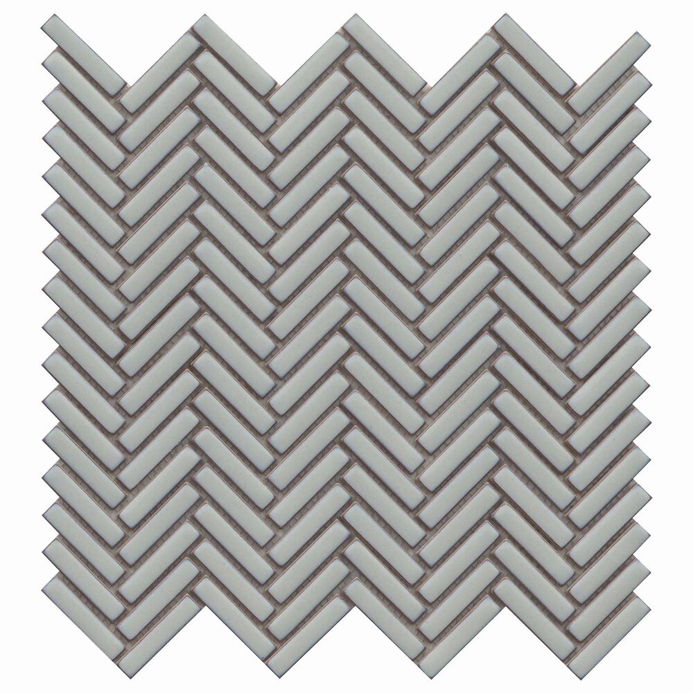 Emser Regala Gift 1" x 2" Rectangle on 11" x 11" Glazed Porcelain Mosaic Sheet, , large
