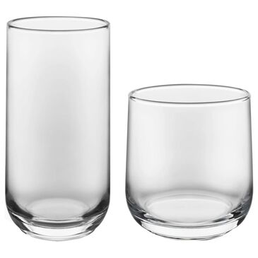 Libbey Glass Ascent 16-Piece Drinkware Set in Clear, , large