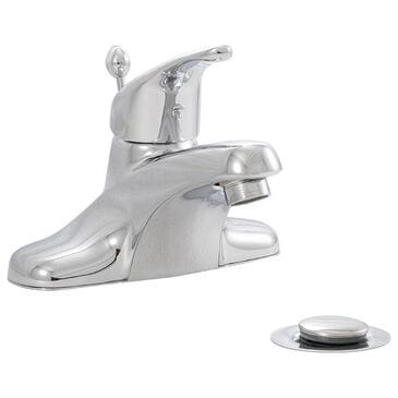 MS International 1-Handle Bathroom Faucet with Deckplate in Chrome, , large