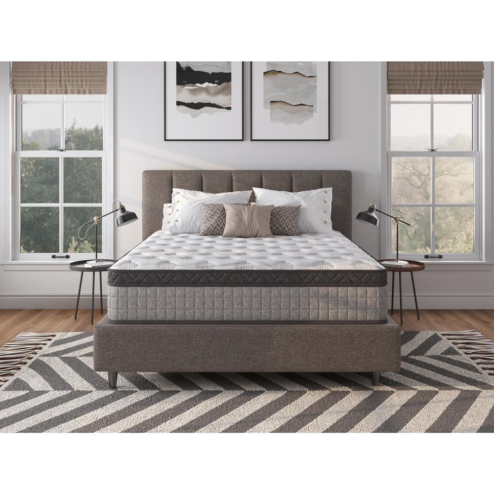Hearth and Haven Sayre Sleep Diamond Medium Gel Memory Foam Innerspring Hybrid Twin Mattress, , large