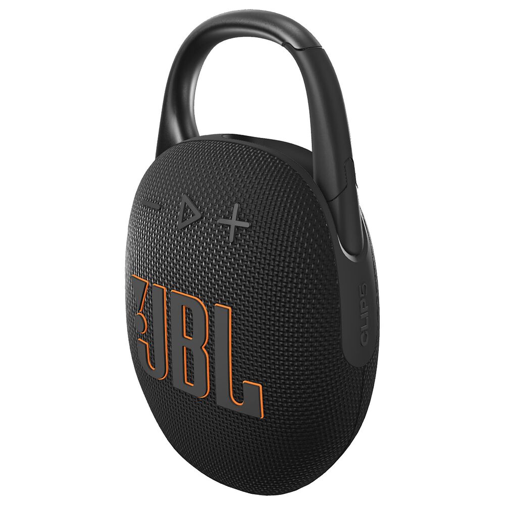 JBL Clip 5 Portable Waterproof Bluetooth Speaker in Black, , large