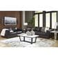 Ashley Amiata Stationary Sofa and Loveseat Set in Onyx, , large