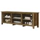 HOMLUX 70" TV Stand with Open Shelves and Adjustable Storage in Knotty Oak, , large