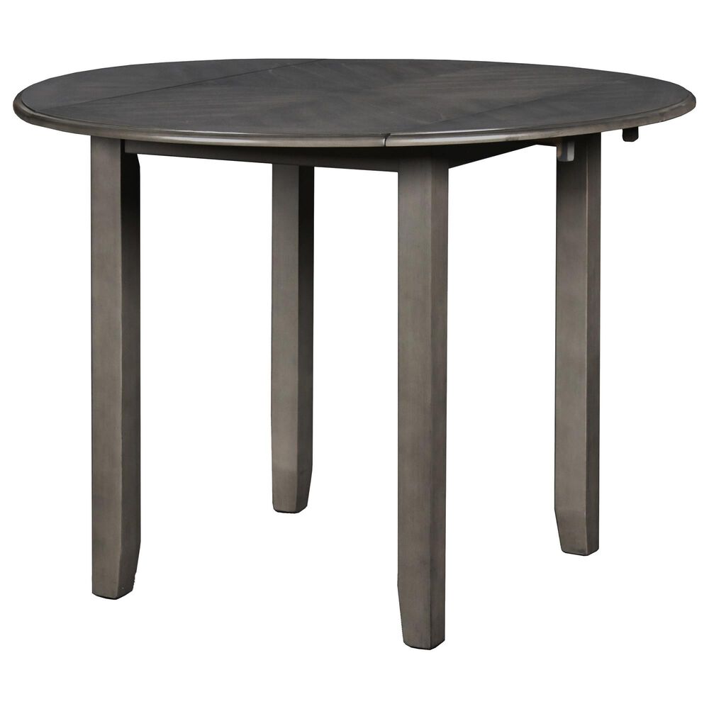 New Heritage Design Gia 3-Piece Round Dining Set in Gray, , large