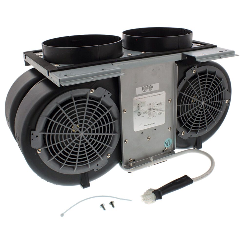 Zephyr 1100 CFM Dual Internal Blower for Range Hoods in Black and Stainless Steel, , large