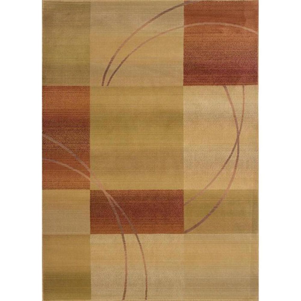 Oriental Weavers Generations 1608D 2" x 3" Tan Scatter Rug, , large