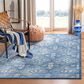 Safavieh Martha Stewart 4" x 6" Navy and Creme Area Rug, , large