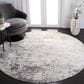 Safavieh Aston 5"3" Round Ivory and Grey Area Rug, , large