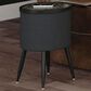 Mayberry Hill Halo Round Side Tabl in Black, , large