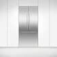 Fisher & Paykel 36" Integrated French Door Panel with 80" High in Stainless Steel, , large