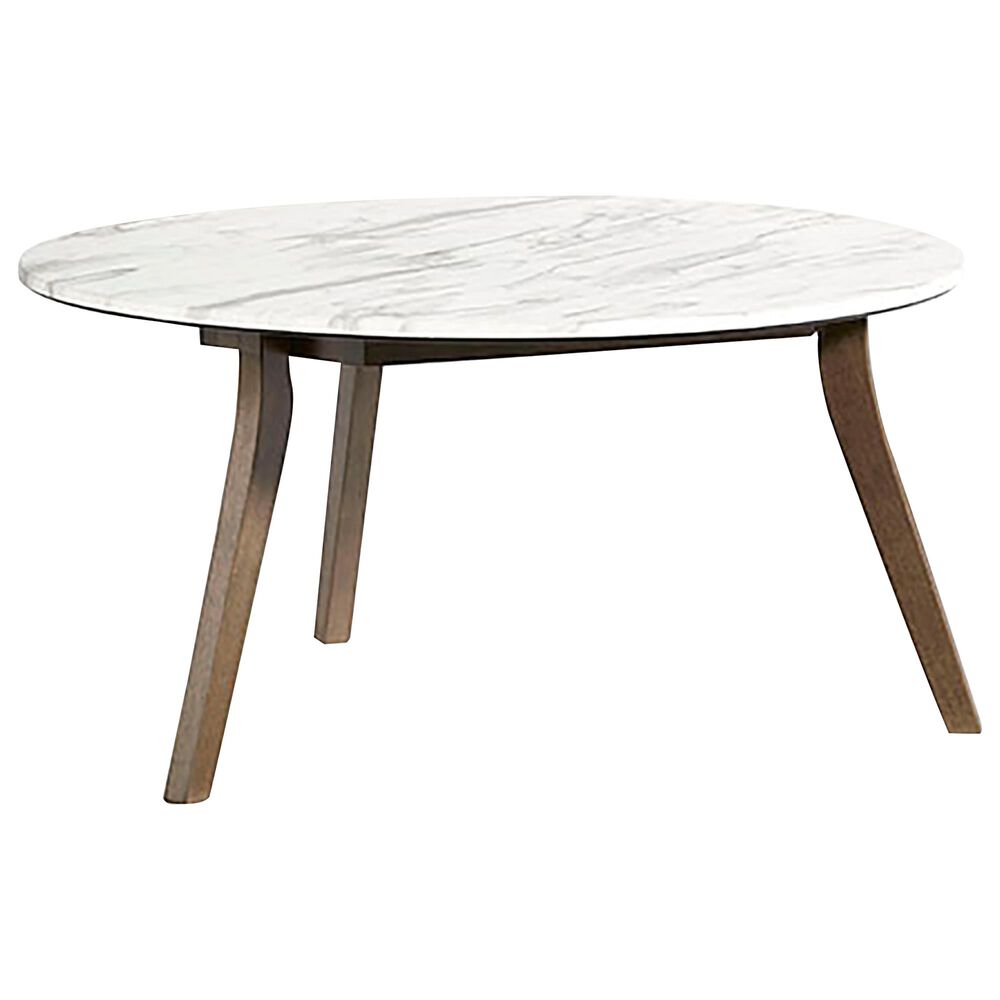 Tiddal Home Pixie Cocktail Table in Domoni White and Honey, , large
