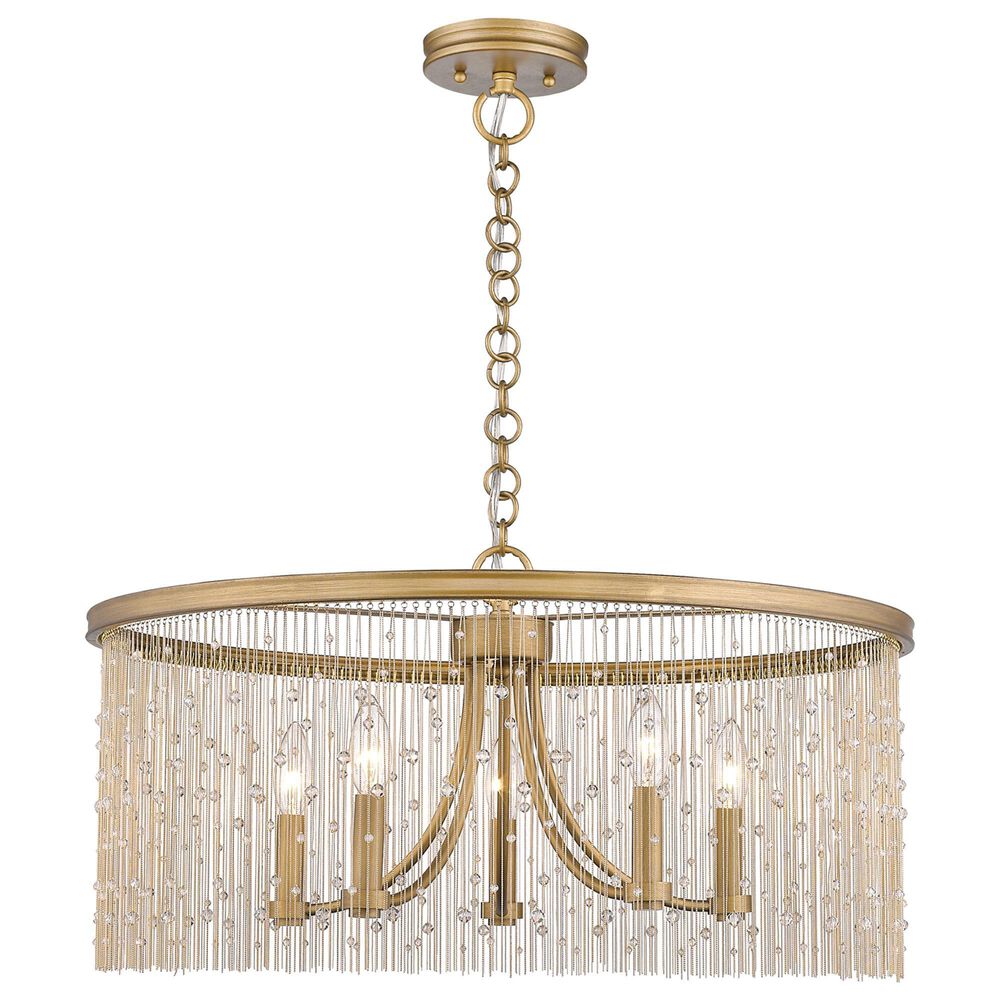 Golden Lighting Marilyn 5-Light Chandelier in Peruvian Gold, , large