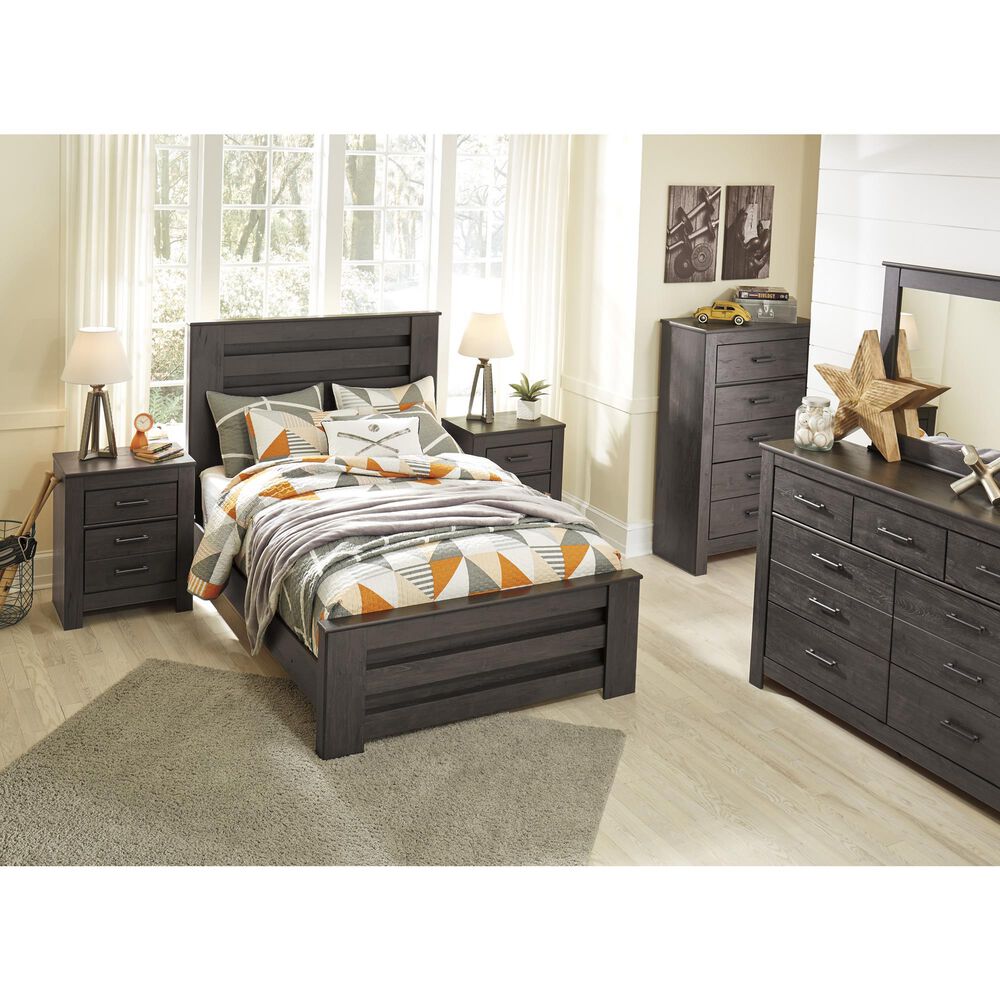 Ashley Brinxton Full Panel Bed in Charcoal, , large