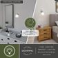 Vaxcel Huntley 1-Light Bathroom Vanity in Satin Nickel, , large