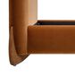 Jennifer Taylor Home Alpine King Platform Bed Frame in Burnt Orange, , large