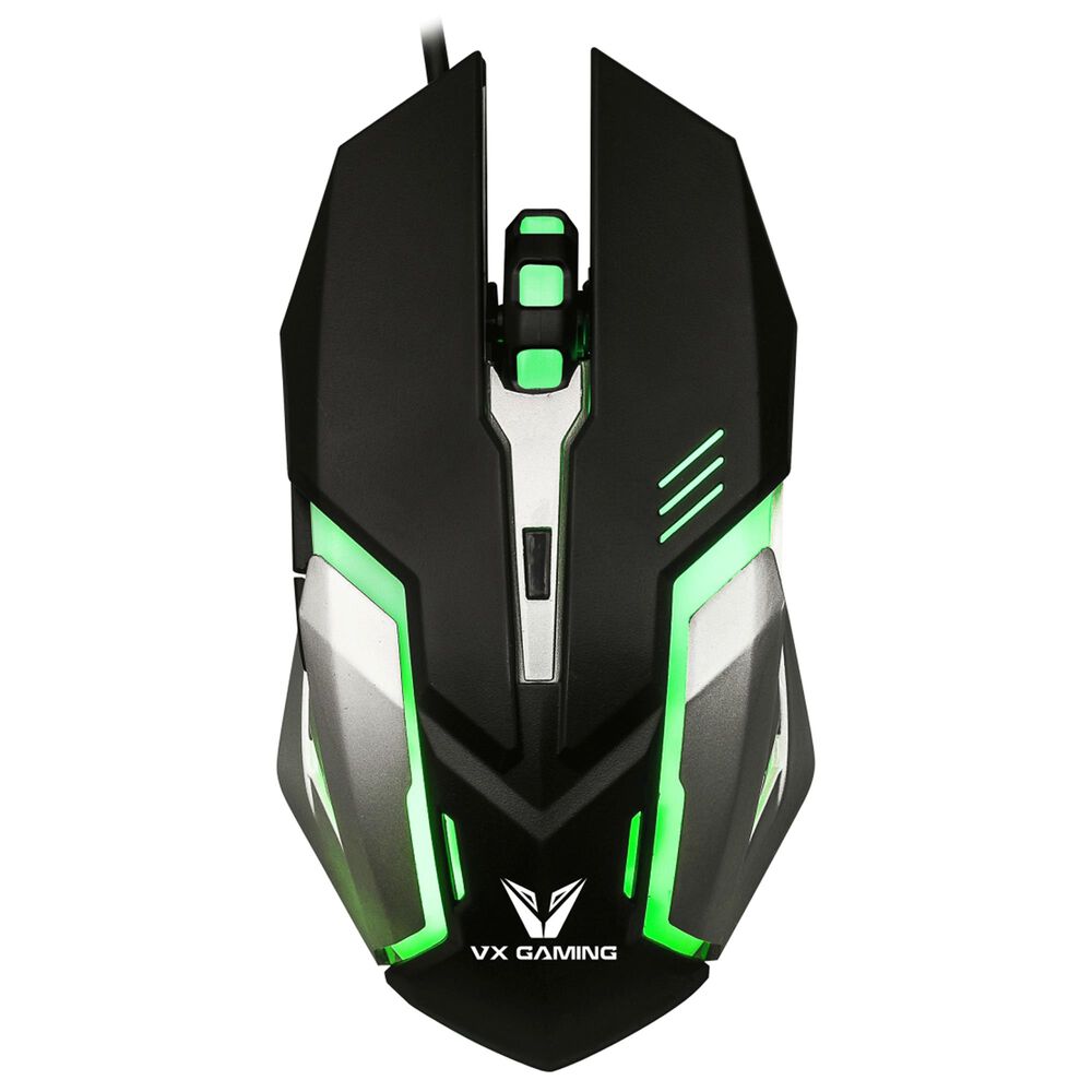 Volkano VX Gaming Ranger Gaming Mouse in Black and Silver, , large