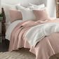 Levtex Mills Waffle 3-Piece Full/Queen Quilt Set in Blush, , large