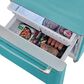 Unique Appliances Classic Retro 18 Cu. Ft Bottom Freezer Refrigerator in Ocean Mist Turquoise, , large