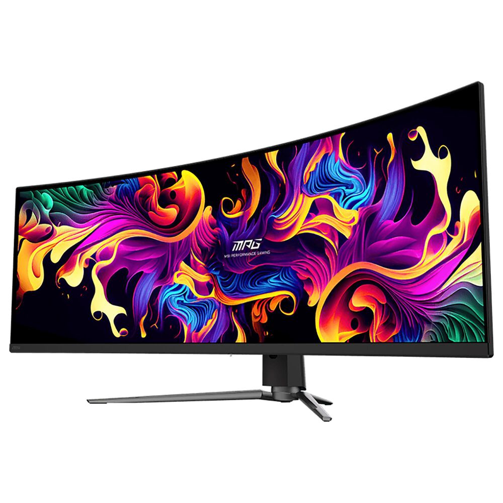 MSI 49&quot; OLED Curved Gaming Monitor in Metallic Black, , large