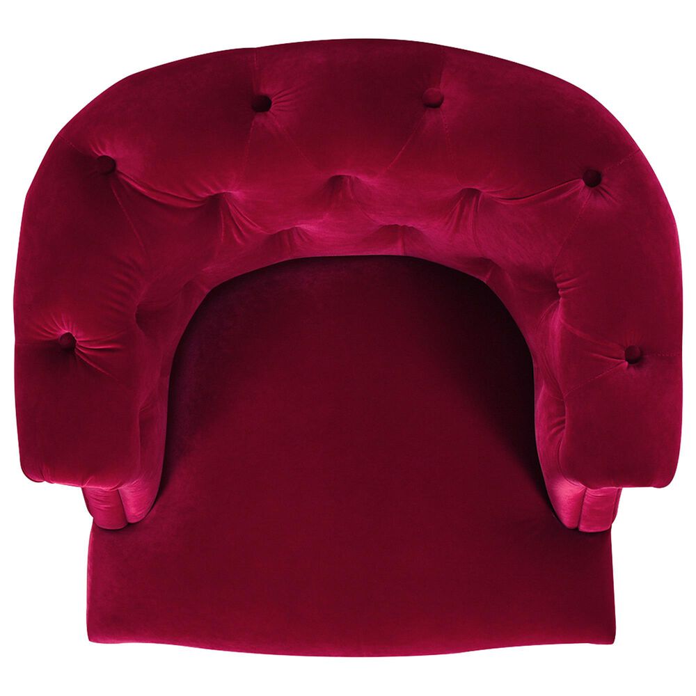 Jennifer Taylor Home Katherine Accent Chair in Siren Red NFM