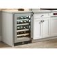 Perlick Indoor Signature Series 5.2 Cu. Ft. Dual Zone Wine Reserve with Glass Door and Left Hinge in Panel Ready and Stainless Steel, , large