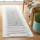 Safavieh Melody MEL106A 2"2" x 8" Ivory and Black Runner, , large