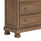 Ashley Feddinger 5 Drawer Chest in Chestnut Brown, , large