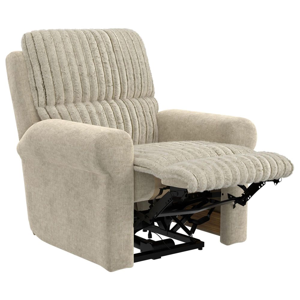 Catnapper Foxy Power Lay Flat Recliner with Zero Gravity in Porcelain, , large