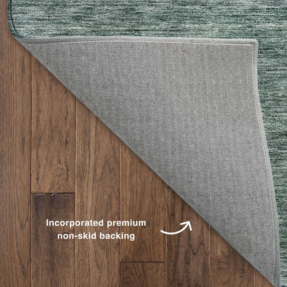 Dalyn Rug Company Soft Essentials Solid Teal 1'8" x 2'6" Indoor/Outdoor Area Rug, , large