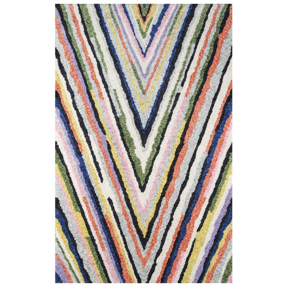Novogratz Bungalow BUN-4 5" x 7"6" Multicolor Area Rug, , large